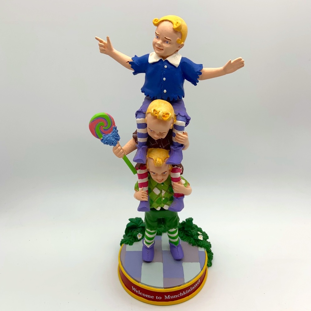 RARE The Wizard of Oz Munchkins Welcome to Munchkinland Bobblehead Figurine